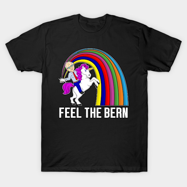 Feel The Bern | Funny Bernie Sanders T-Shirt by SpacemanTees